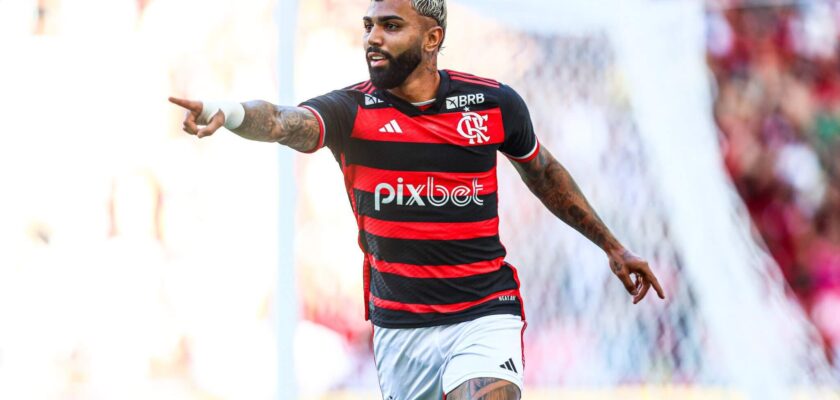 Gabigol vestiu a camisa do Corinthians