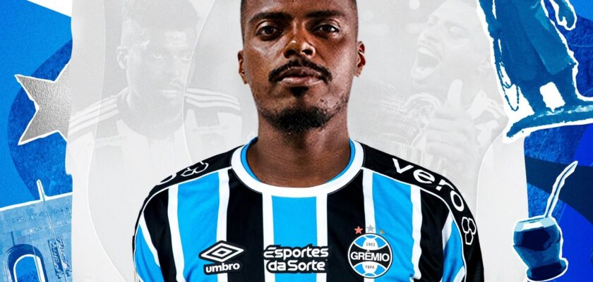 Grêmio anunciou a contratação de Jemerson, ex-Atlético-MG