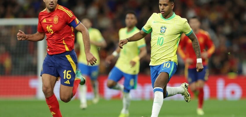 Rodrygo, da seleção brasileira