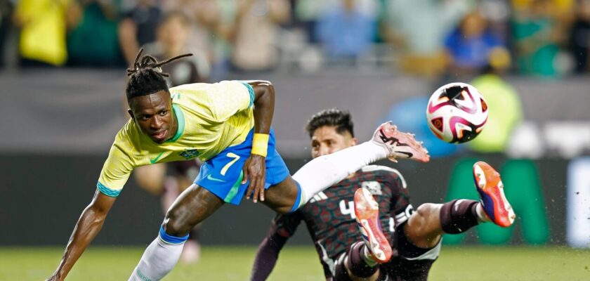 Vinícius Júnior na seleção brasileira