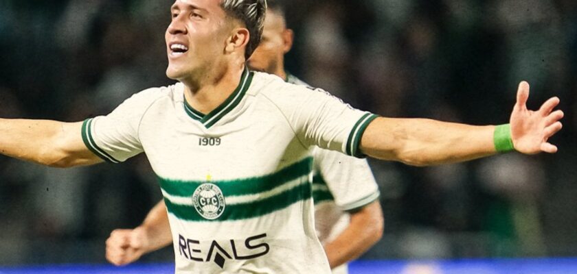 Matheus Frizzo fez golaço em Coritiba x Ituano pela Série B