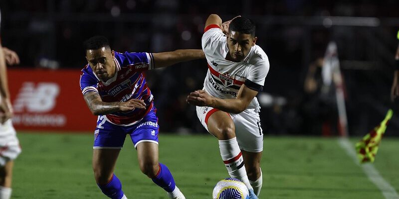 Fortaleza x São Paulo terá transmissão ao vivo da Globo