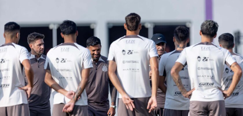 Corinthians teve hoje o primeiro treino de Ramón Díaz