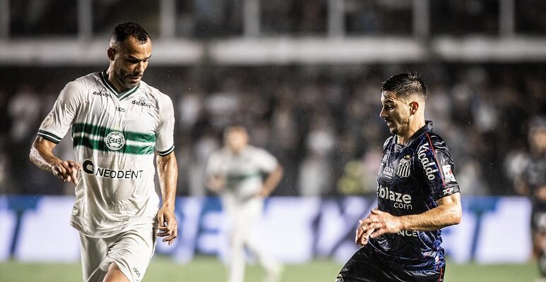 Santos x Coritiba duelam na Vila Belmiro pela Série B