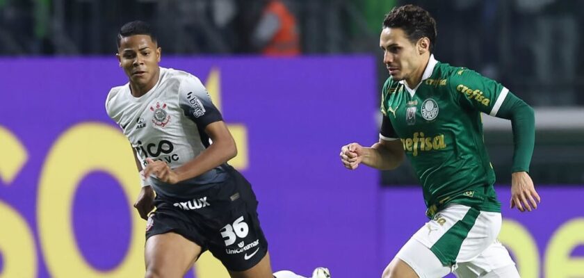 Raphael Veiga é um dos desfalques do Palmeiras contra o Grêmio