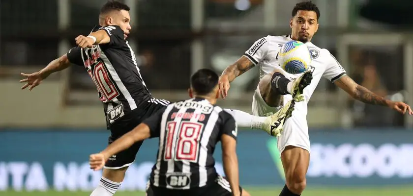 Atlético-MG e Botafogo se enfrentaram pelo Brasileirão